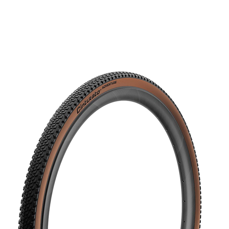 011897-01-700::1::011897-01-700::Pirelli, Cinturato Adventure, Pneu Gravel, 700x40C, Flanc Beige