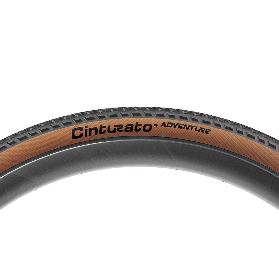 011897-08-700::4::011897-08-700::Pirelli, Cinturato Adventure, Pneu Gravel, 700x50C, Pliable, Tubeless Ready, PROCompound Gravel, ProWALL Gravel, 60TPI, Flanc Beige