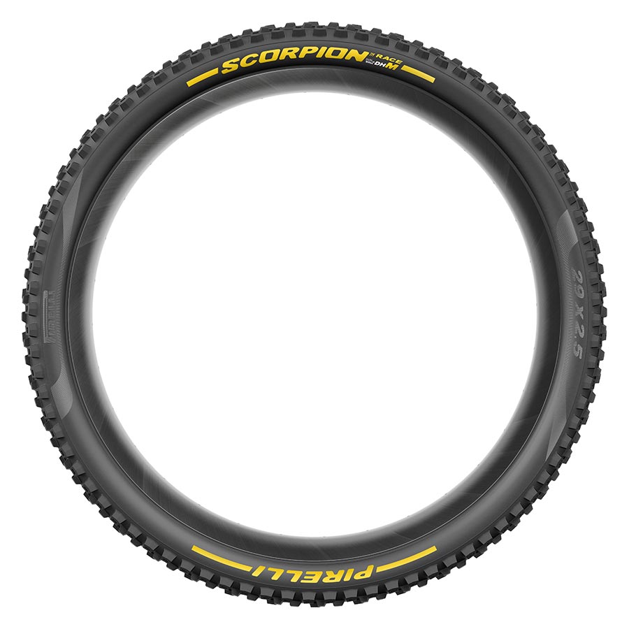 011920-02-29::4::011920-02-29::Pirelli, Scorpion Race DH M, Pneu de VTT, 29"x2.50, Rigide, Tubeless Ready, SmartEVO DH, DualWALL, 60TPI, Noir