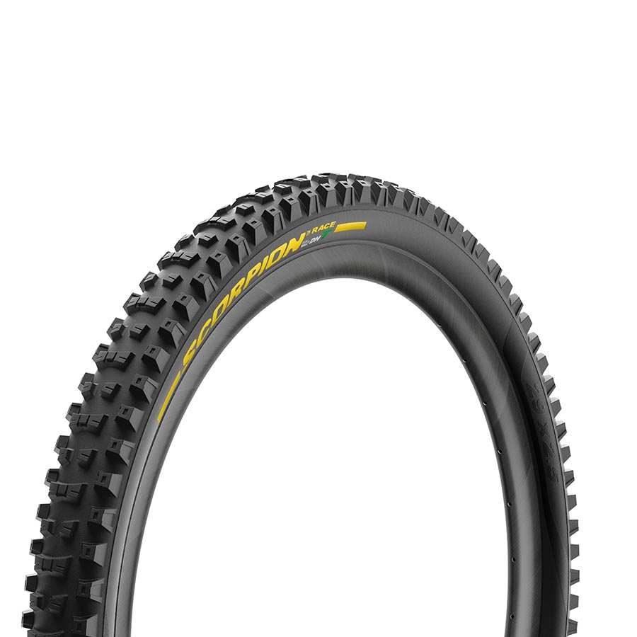 011921-02-29::1::011921-02-29::Pirelli, Scorpion Race DH T, Pneu de VTT, 29"x2.50, Rigide, Tubeless Ready, SmartEVO DH, DualWALL, 60TPI, Noir