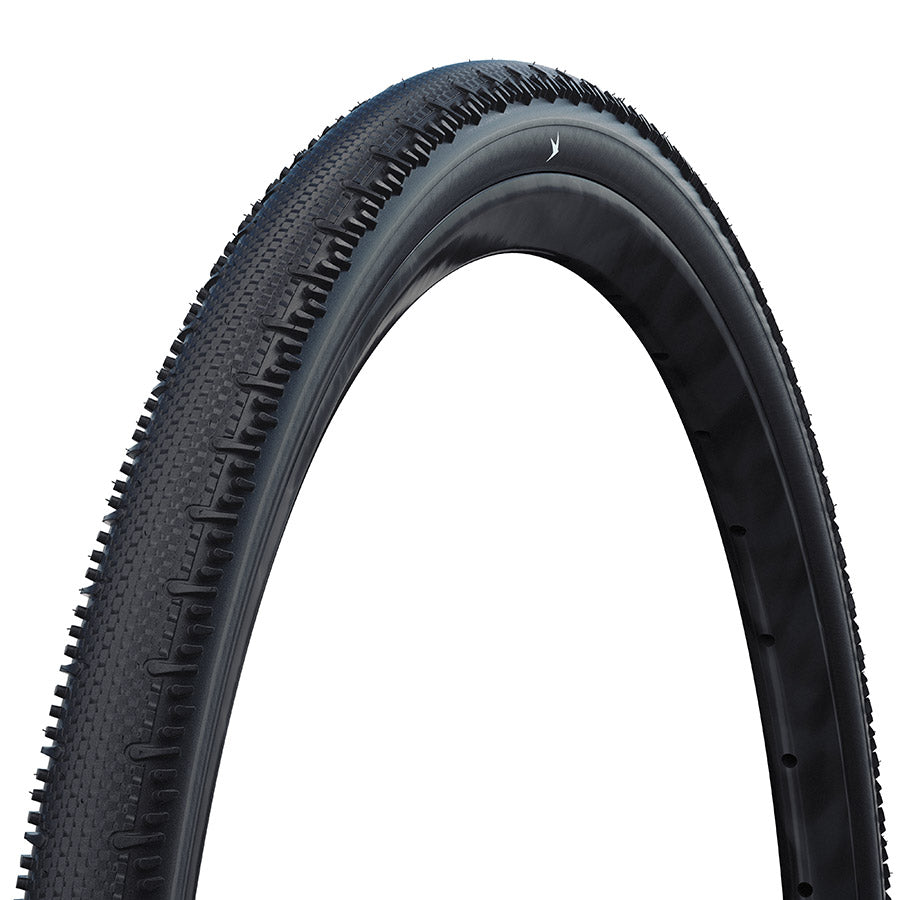 011926-05-700::0::011926-05-700::Schwalbe, G-One RS, Pneu Gravel, 700x43, Pliable, Tubeless Ready, Addix Race, V-Guard, 67TPI, Noir
