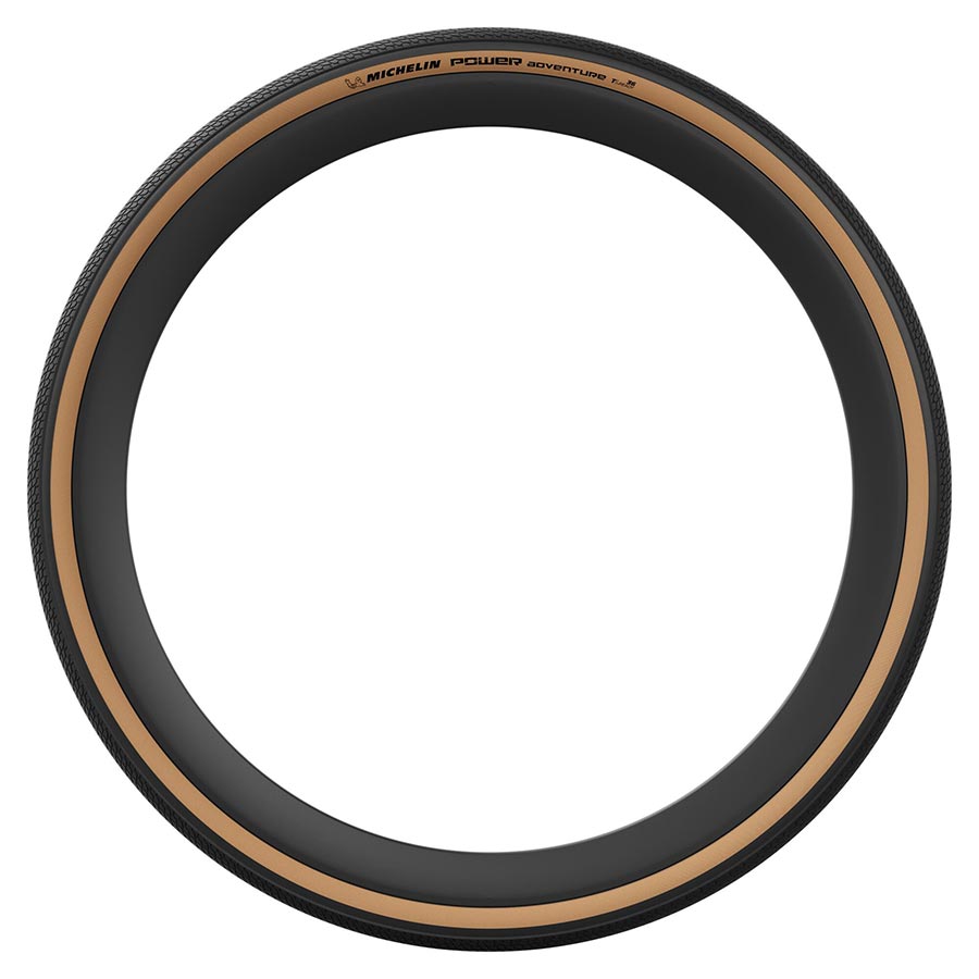 011982-01-700::2::011982-01-700::Michelin, Power Adventure Classic TS TLR, Pneu Gravel, 700x30C, Pliable, Tubeless Ready, GUM-X, GUM-X, 3x100TPI, Flanc Beige