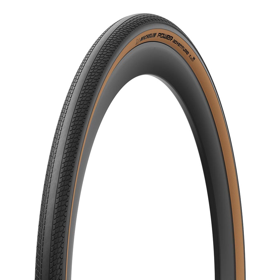 011982-03-700::0::011982-03-700::Michelin, Power Adventure Classic TS TLR, Pneu Gravel, 700x42C, Pliable, Tubeless Ready, GUM-X, GUM-X, 3x100TPI, Flanc Beige