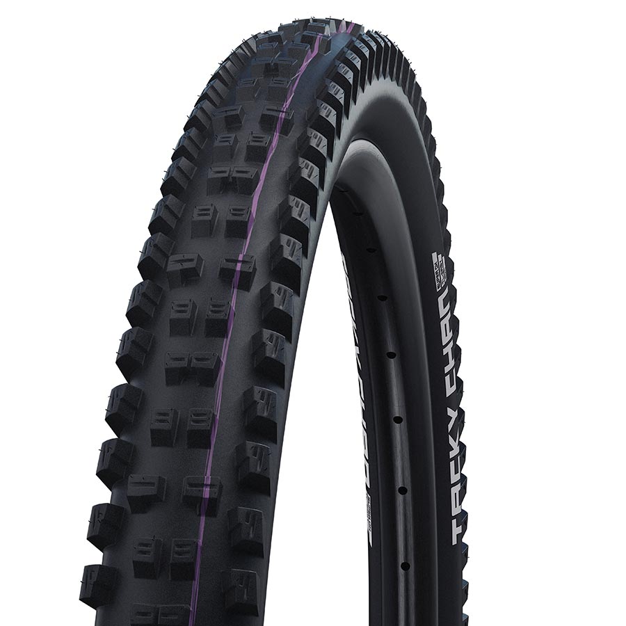 012008-03-29::0::012008-03-29::Schwalbe, Tacky Chan, Pneu de VTT, 29"x2.40, Pliable, Tringle, Addix Ultra Soft, Super Downhill, TL Easy, 2x67TPI, Noir