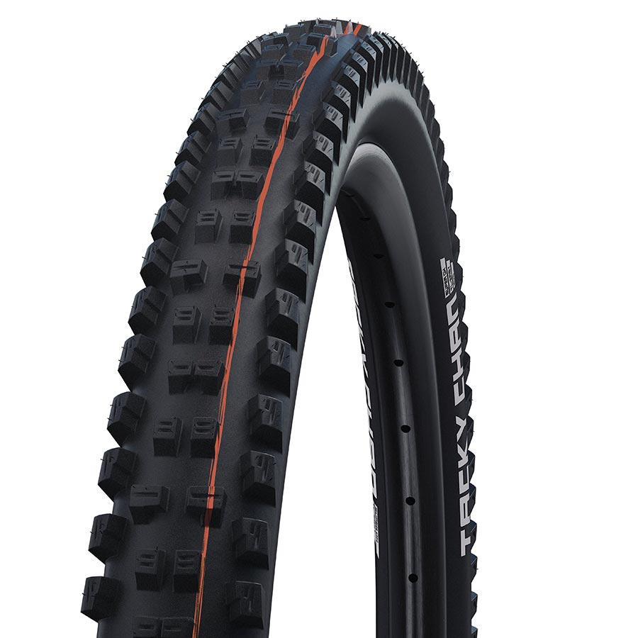 012008-06-29::0::012008-06-29::Schwalbe, Tacky Chan, Pneu de VTT, 29"x2.40, Pliable, Tringle, Addix Soft, Super Trail, TL Easy, 67TPI, Noir