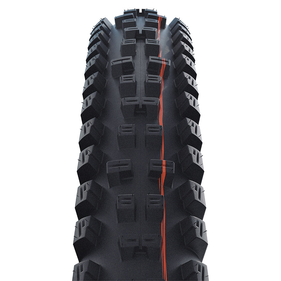 012008-07-700::1::012008-07-700::Schwalbe, Tacky Chan, Pneu de VTT, 29x2.40, Pliable, Tubeless Ready, Addix Soft, Super Gravity, 67TPI, Noir