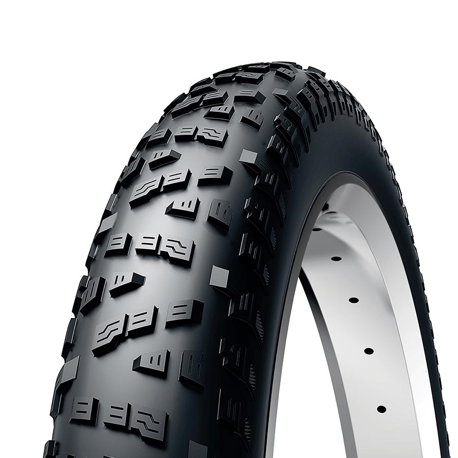 012030-01-275::0::012030-01-275::EVO, Leavenworth, Pneu surdimensionné, 27.5''x4.00, Tringle, Rigide, 60TPI, Noir