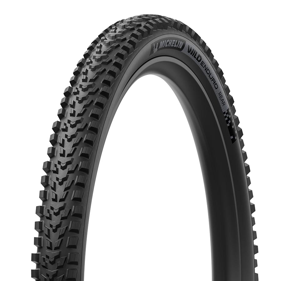 012062-01-29::0::012062-01-29::Michelin, WILD ENDURO REAR RACING LINE DK, Pneu de VTT, 29''x2.40, Pliable, Tubeless Ready, MAGI-X, Noir