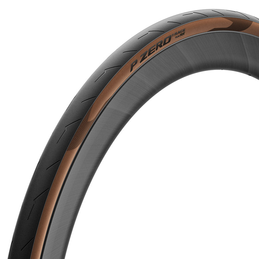012087-09-700::0::012087-09-700::Pirelli, P ZERO Race RS TLR, Pneu de route, 700x32C, Pliable, Tubeless Ready, SmartEVO, Speedcore, 127TPI, Flanc Beige