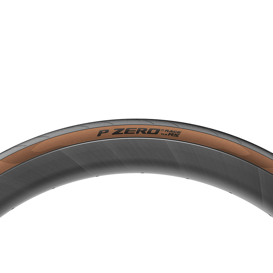 012087-09-700::2::012087-09-700::Pirelli, P ZERO Race RS TLR, Pneu de route, 700x32C, Pliable, Tubeless Ready, SmartEVO, Speedcore, 127TPI, Flanc Beige
