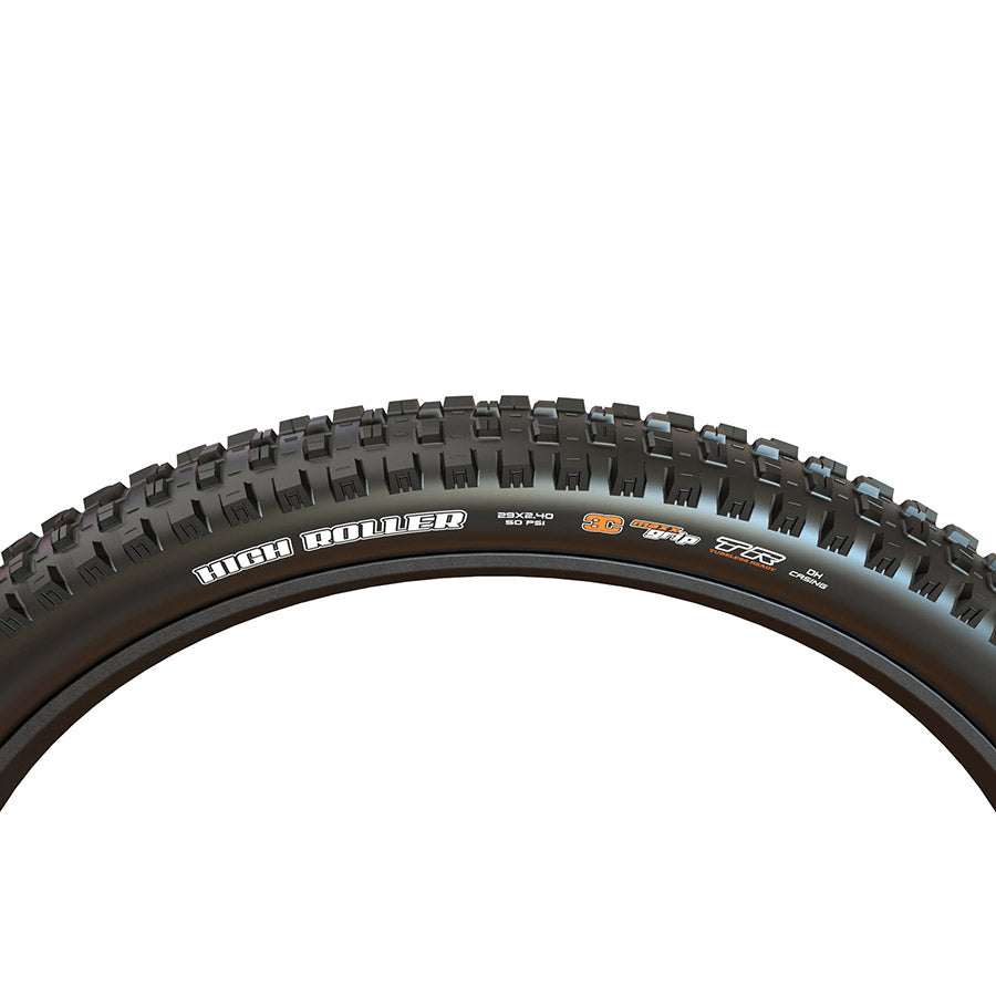 012089-05-275::2::012089-05-275::Maxxis, High Roller III, Pneu de VTT, 27.5"x2.40, Pliable, Tubeless Ready, MaxxGrip, EXO+, 60TPI, Noir