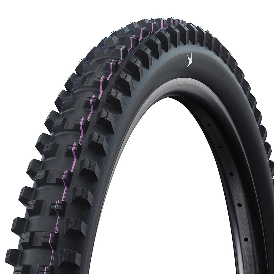 012122-01-29::0::012122-01-29::Schwalbe, Shredda Avant, Pneu de VTT, 29"x2.50, Pliable, Tubeless Ready, Addix Ultra Soft, Gravity Pro - Radial, 67TPI, Noir