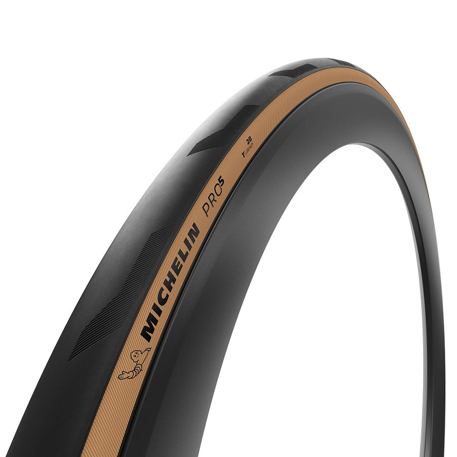 012132-08-700::0::012132-08-700::Michelin, PRO5 TLR, Pneu de route, 700x35C, Pliable, Tubeless Ready, GUM-X, Bead2Bead, 3x120, Flanc Beige