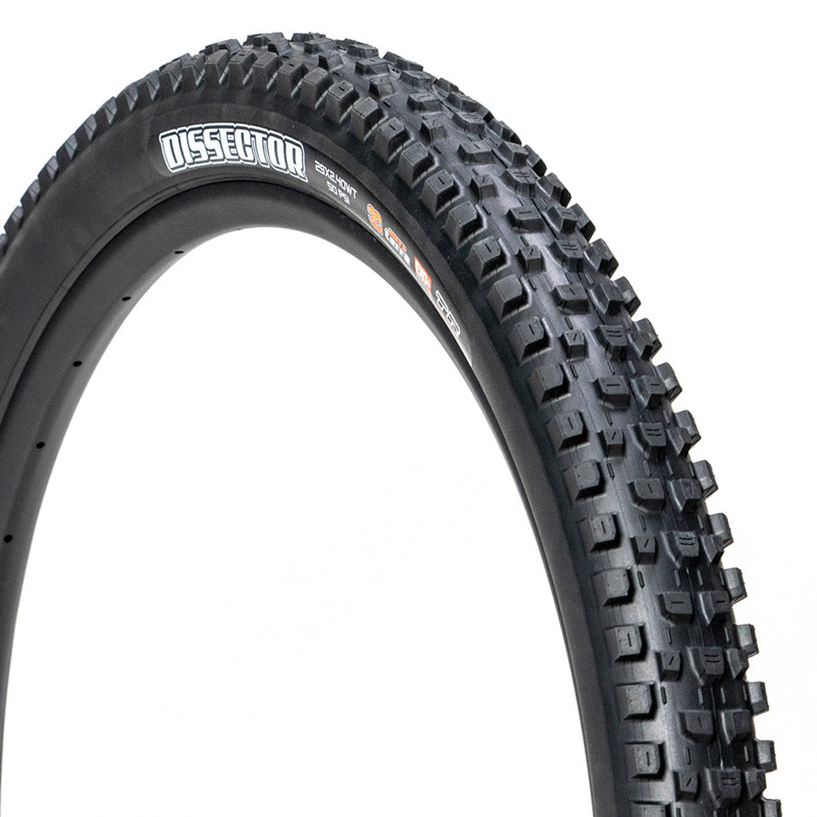 012136-04-29::0::012136-04-29::Maxxis, Dissector II, Pneu de VTT, 29"x2.40, Pliable, Tubeless Ready, Dual, EXO, Wide Trail, 60TPI, Noir