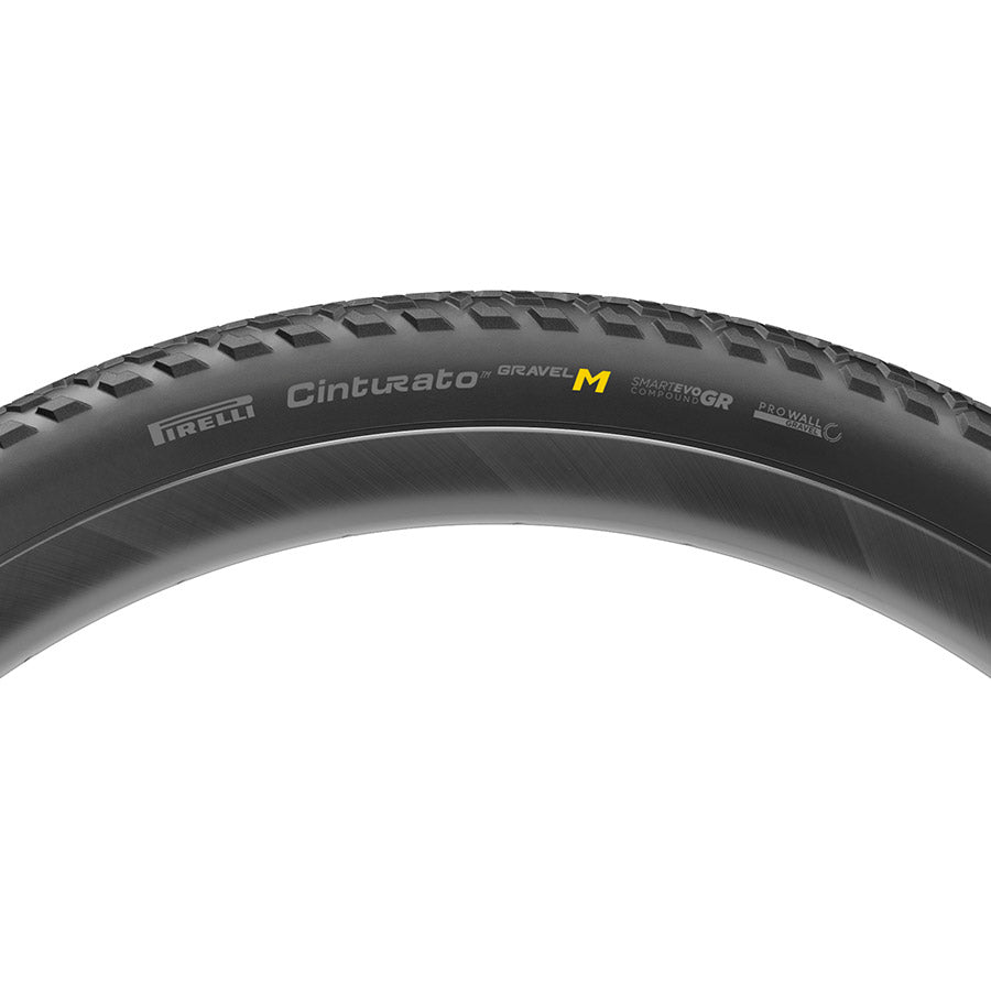 012158-01-700::2::012158-01-700::Pirelli, Cinturato Gravel M HP-Line, Pneu Gravel, 700x40C, Pliable, Tubeless Ready, SmartEVO GR, ProWALL Gravel, 120TPI, Noir