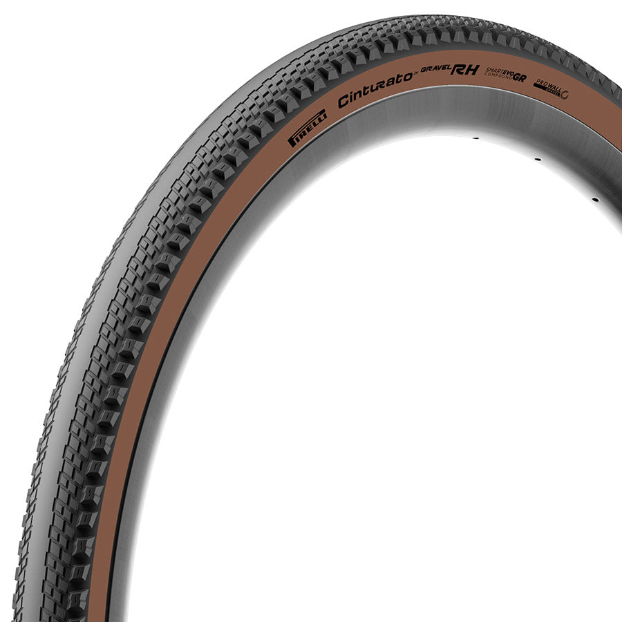 012159-08-700::0::012159-08-700::Pirelli, Cinturato Gravel RH HP-Line, Pneu Gravel, 700x55C, Pliable, Tubeless Ready, SmartEVO GR, ProWALL Gravel, 120TPI, Flanc Beige