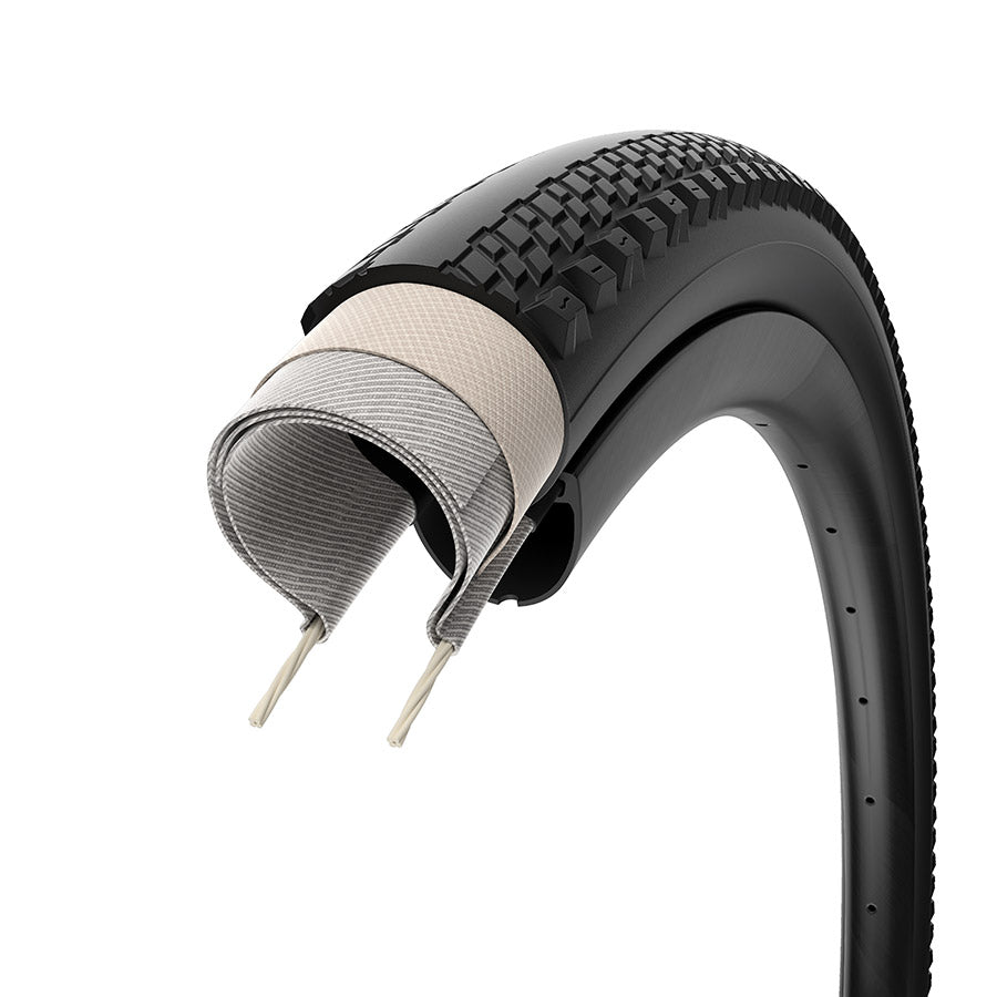 012163-01-700::3::012163-01-700::Pirelli, Cinturato Gravel RH P-Line, Pneu Gravel, 700x40C, Pliable, Tubeless Ready, SpeedGrip, TechWALL, 60TPI, Noir