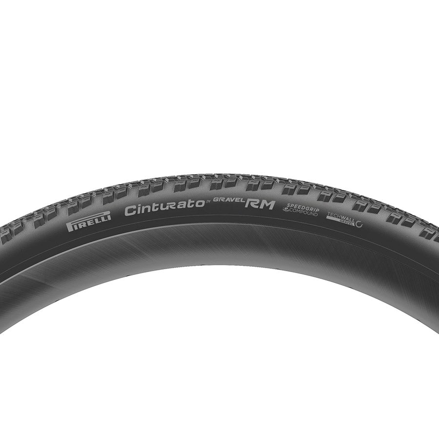 012164-03-700::2::012164-03-700::Pirelli, Cinturato Gravel RM P-Line, Pneu Gravel, 700x45C, Pliable, Tubeless Ready, SpeedGrip, TechWALL, 60TPI, Noir