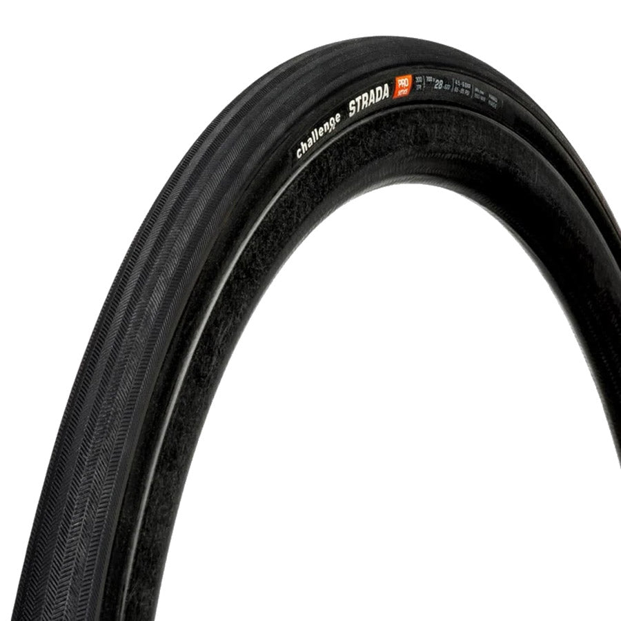 012170-02-700::0::012170-02-700::Challenge, Strada Pro TLR, Pneu de route, 700x28, Pliable, Tubeless Ready, SmartPrime, PPS Ganzo, 300TPI, Noir, 00454