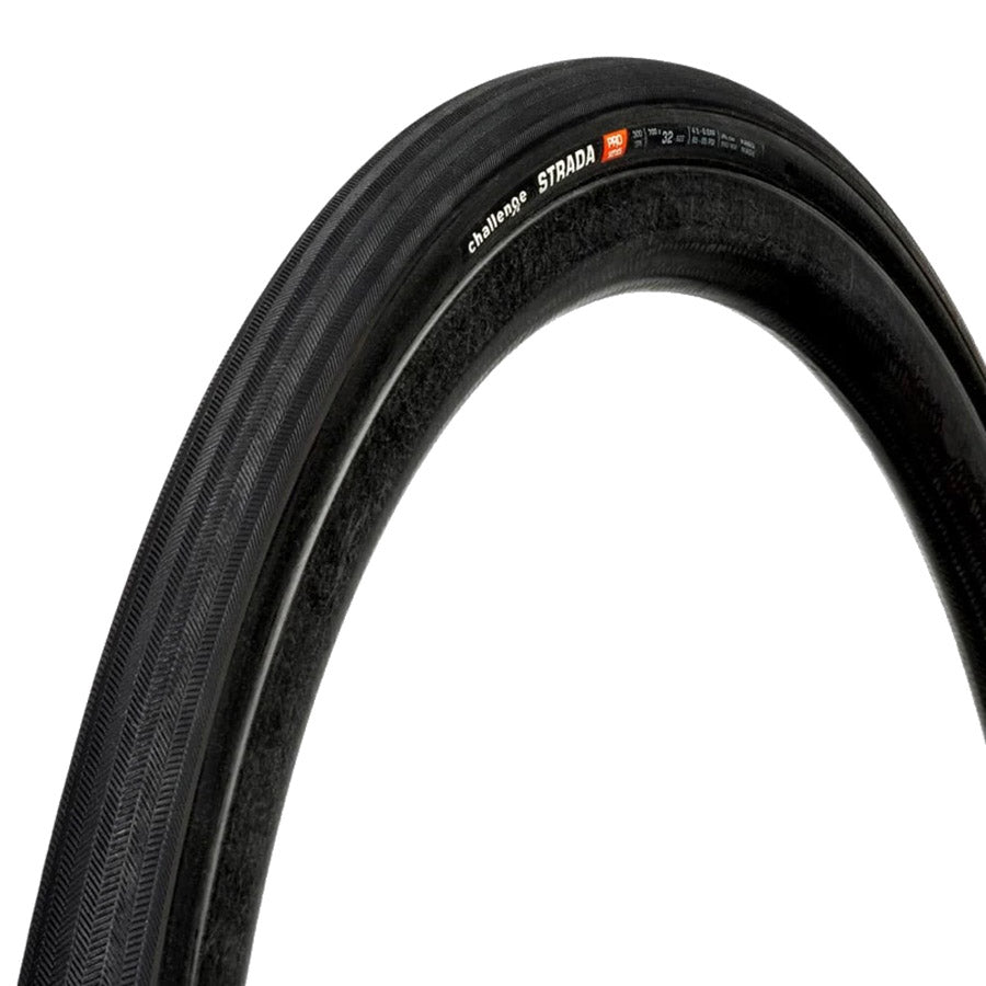 012170-06-700::0::012170-06-700::Challenge, Strada Pro TLR, Pneu de route, 700x32, Pliable, Tubeless Ready, SmartPrime, PPS Ganzo, 300TPI, Noir, 00462