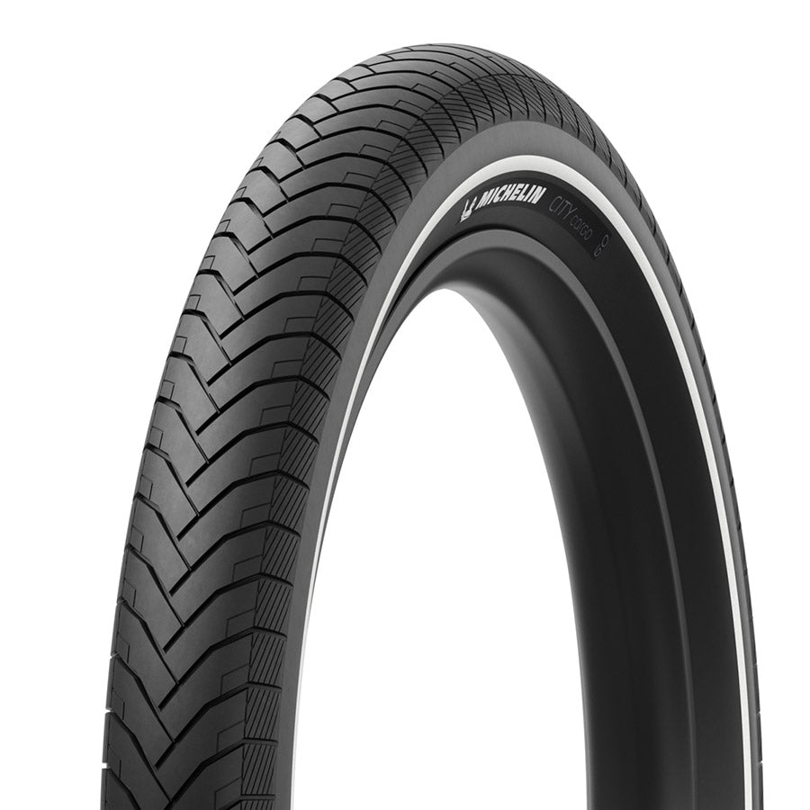 012172-01-20::0::012172-01-20::Michelin, City Cargo TT, Pneu pour hybride, 20x2.20, Rigide, TT, MAGI-X, Cargo Shield, 6x62, Noir