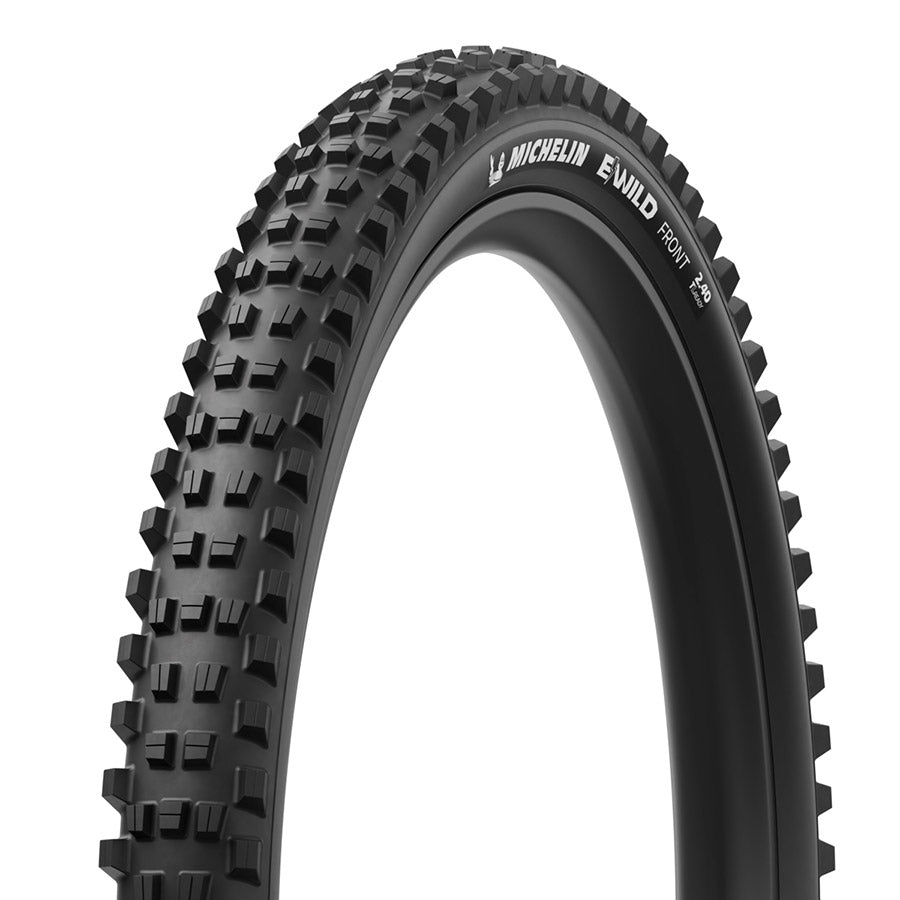 012175-03-29::0::012175-03-29::Michelin, E-WILD PERFORMANCE LINE Front, Pneu de VTT, 29x2.60, Pliable, Tubeless Ready, MAGI-X, GUM-X, 2x33, Noir