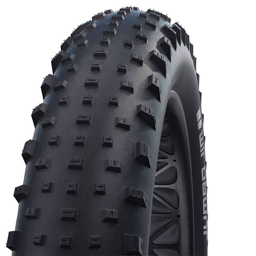 012184-01-26::0::012184-01-26::Schwalbe, Jumbo Jim Performance, Pneu surdimensionné, 26"x4.00, Tringle, Pliable, Addix, 67TPI, Noir