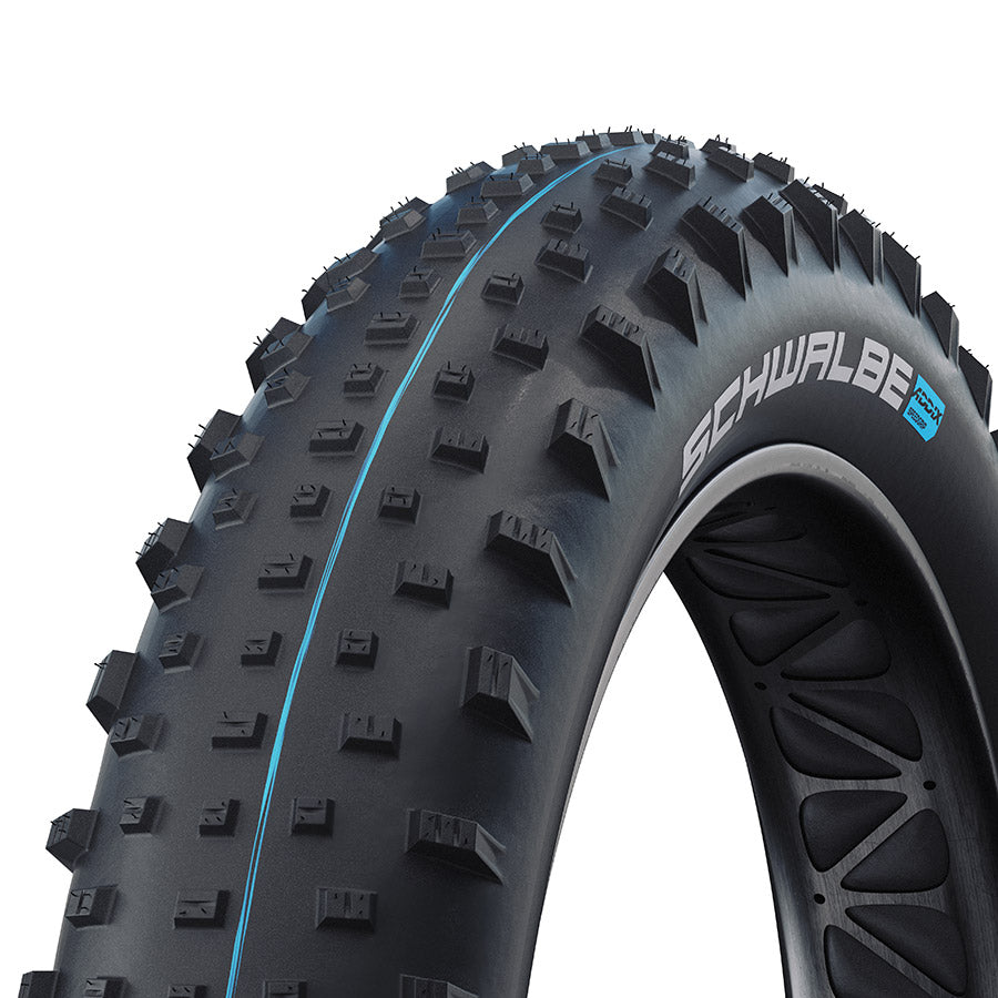 012184-01-26::2::012184-01-26::Schwalbe, Jumbo Jim Performance, Pneu surdimensionné, 26"x4.00, Tringle, Pliable, Addix, 67TPI, Noir