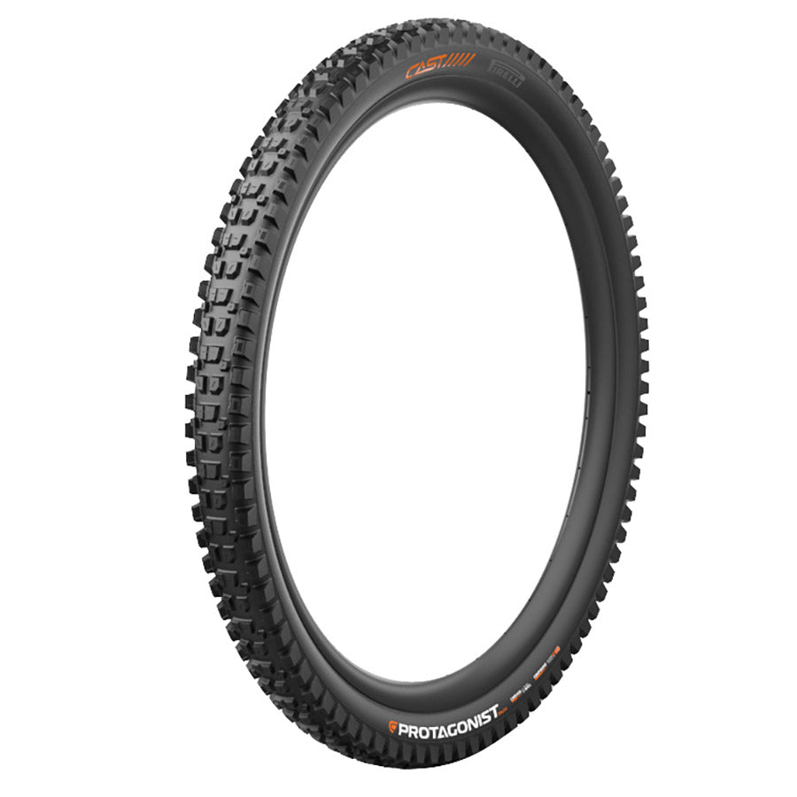 012187-01-29::0::012187-01-29::Pirelli, CAST Protagonist, Pneu de VTT, 29''x2.40, Pliable, Tubeless Ready, SmartEVO DH, DualWall, 120, Noir