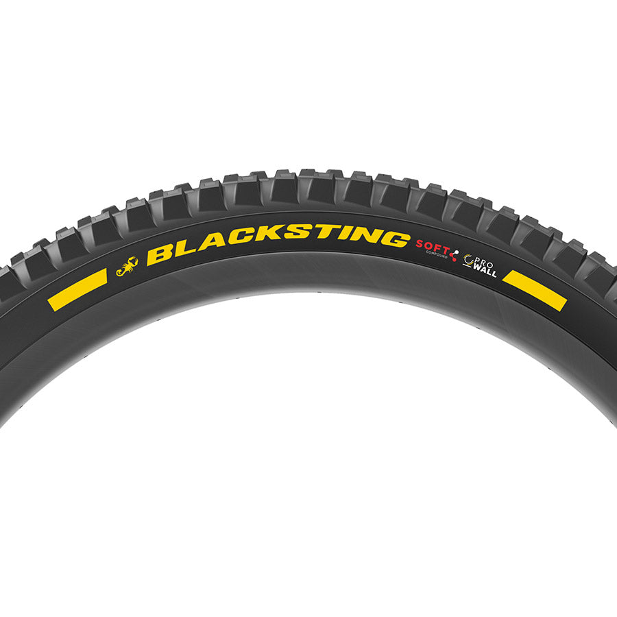 012204-08-275::1::012204-08-275::Pirelli, Scorpion BLACKSTING, Pneu de VTT, 27.5''x2.40, Pliable, Tubeless Ready, Soft, ProWALL, 60TPI, Noir