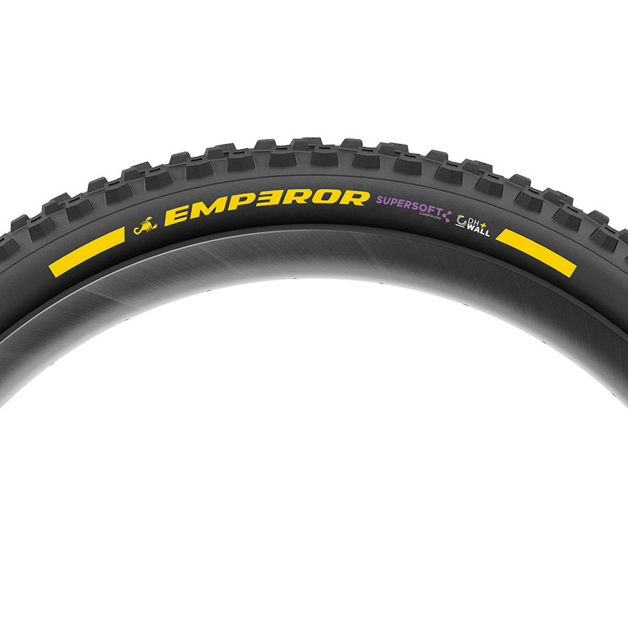 012205-01-29::1::012205-01-29::Pirelli, Scorpion EMPEROR, Pneu de VTT, 29"x2.40, Pliable, Tubeless Ready, Supersoft, DHWALL+, 2x60TPI, Noir