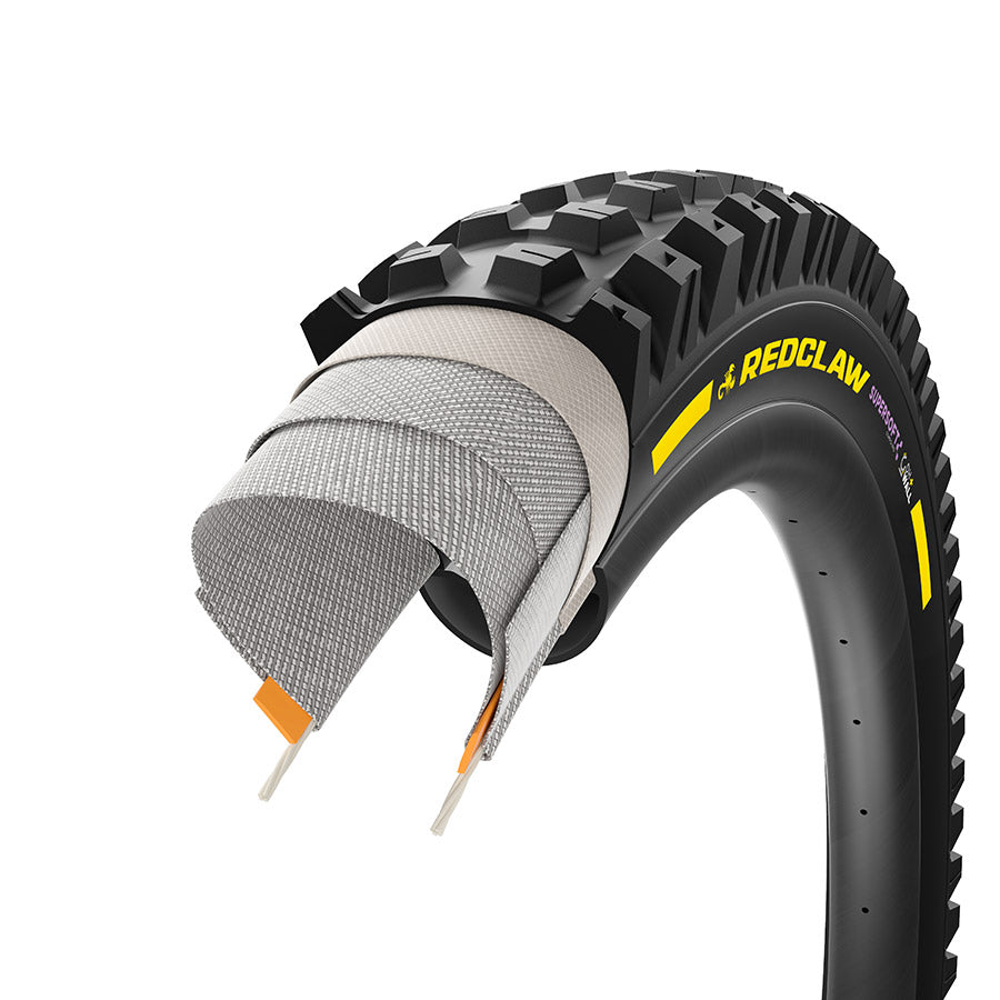 012206-01-29::2::012206-01-29::Pirelli, Scorpion RED CLAW, Pneu de VTT, 29"x2.40, Pliable, Tubeless Ready, Supersoft, DHWALL+, 2x60TPI, Noir