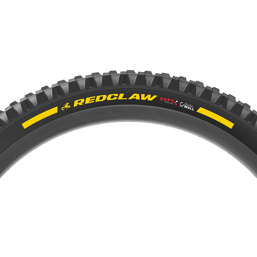 012206-02-29::1::012206-02-29::Pirelli, Scorpion RED CLAW, Pneu de VTT, 29"x2.40, Pliable, Tubeless Ready, Soft, DualWALL, 2x120TPI, Noir