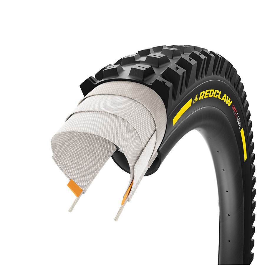 012206-02-29::2::012206-02-29::Pirelli, Scorpion RED CLAW, Pneu de VTT, 29"x2.40, Pliable, Tubeless Ready, Soft, DualWALL, 2x120TPI, Noir
