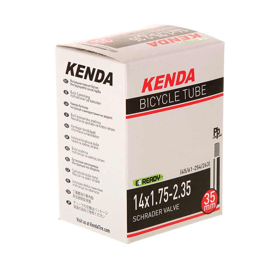 020184-02::0::020184-02::Kenda, Schrader, Chambre à air, Schrader, Longueur: 35mm, 14'', 1.75-2.25