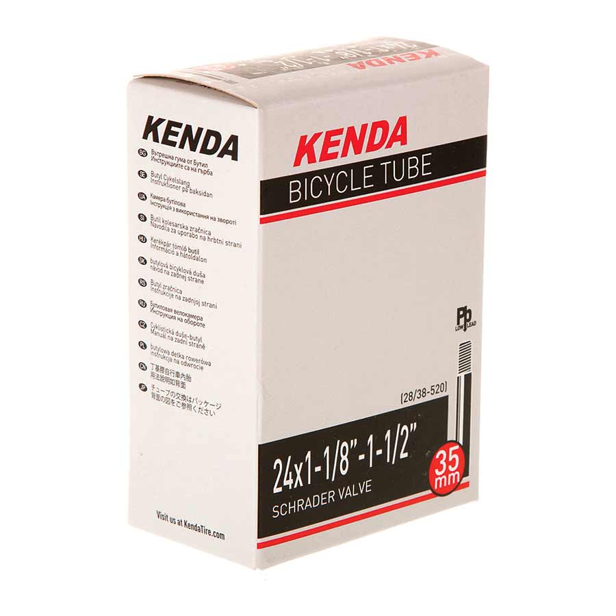 020184-11::0::020184-11::Kenda, Schrader, Chambre à air, Schrader, Longueur: 35mm, 24'', 1-1/8- 1-1/2