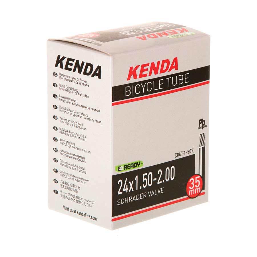020184-12::0::020184-12::Kenda, Schrader, Chambre à air, Schrader, Longueur: 35mm, 24'', 1.50-2.00
