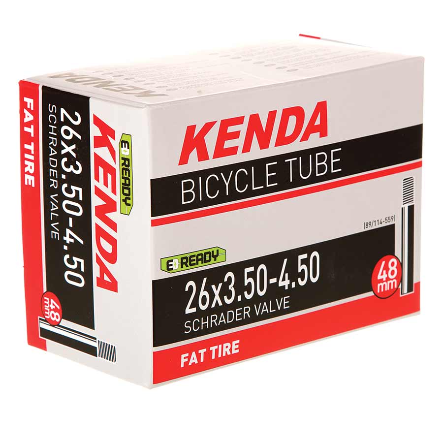020184-18::0::020184-18::Kenda, Schrader, Chambre à air, Schrader, Longueur: 48mm, 26'', 3.50-4.50