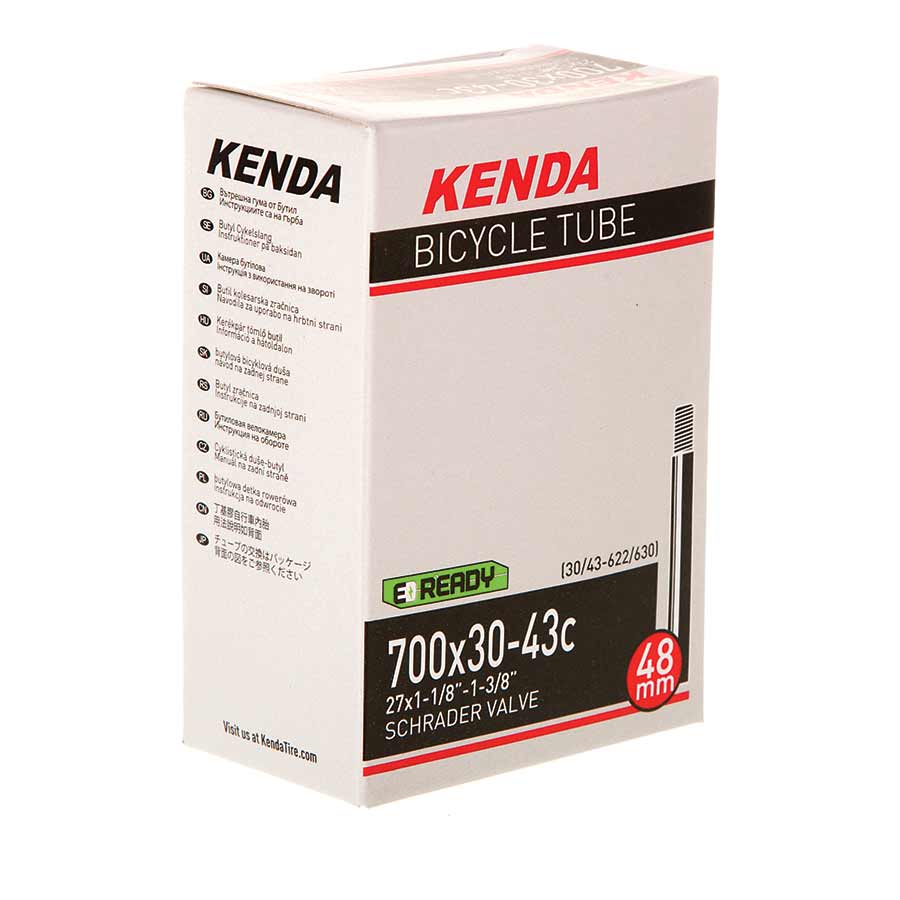 020184-28::0::020184-28::Kenda, Schrader, Chambre à air, Schrader, Longueur: 48mm, 700C, 30-43C