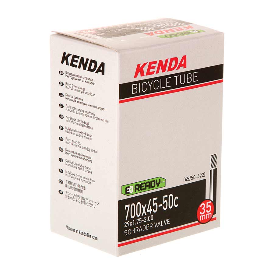 020184-29::0::020184-29::Kenda, Schrader, Chambre à air, Schrader, Longueur: 35mm, 700C, 45-50C