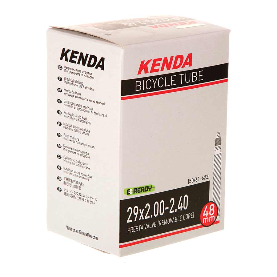 020185-07::0::020185-07::Kenda, Presta, Chambre à air, Presta, Longueur: 48mm, 27.5'', 2.00-2.40