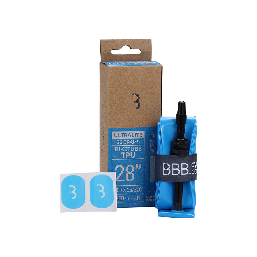020265-01::0::020265-01::BBB Cycling, BTI-201 TPU Road, Chambre à air, Presta, Amovible, Longueur: 65mm, 700C, 25-32C