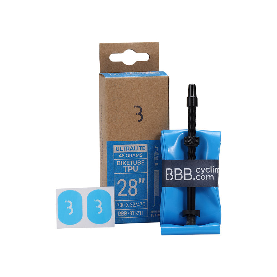 020266-02::0::020266-02::BBB Cycling, BTI-211 TPU Gravel, Chambre à air, Presta, Amovible, Longueur: 85mm, 700C, 32-47C