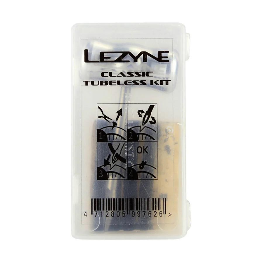 030144-03::3::030144-03::Lezyne, Tubeless Kit, Kit de réparation Tubeless, Inclut outil et 5 languettes de réparation