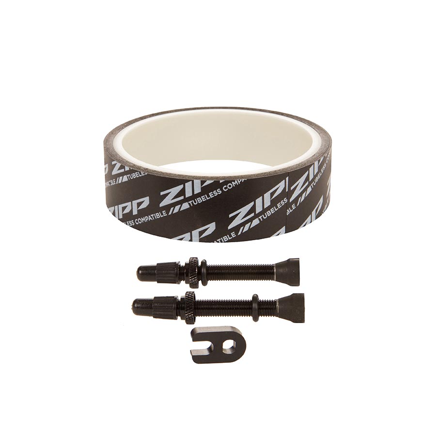 030183-01::0::030183-01::Zipp, Kit de conversion Tubeless, Ruban 26mm, Valve 44mm pour 202 et