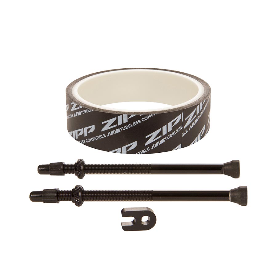 030183-05::0::030183-05::Zipp, Kit de conversion Tubeless, Ruban 26mm, Valve 100mm pour 808 Firecrest