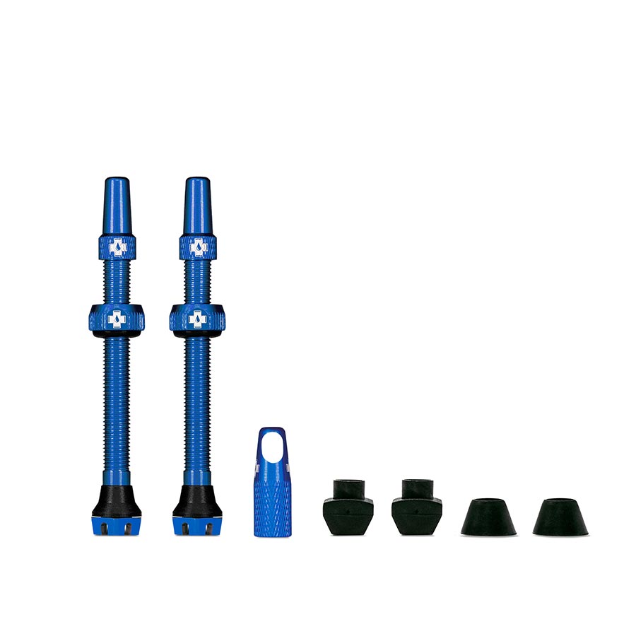 030189-16::0::030189-16::Muc-Off, V2, Valve Tubeless, Presta, 60mm, Bleu, Paire