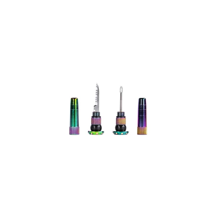 030190-10::1::030190-10::Muc-Off, Stealth Tubeless Plugs, Trousse de rustines, Iridescent, Paire