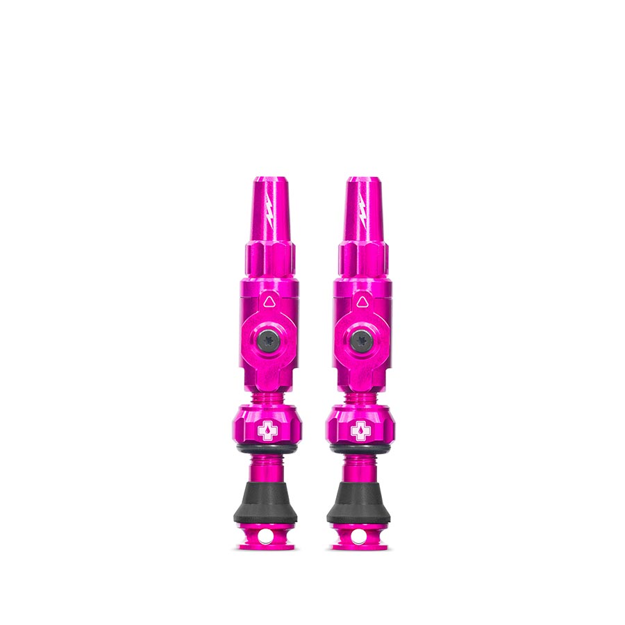 030278-06::0::030278-06::Muc-Off, Big Bore Lite Small, Valve Tubeless, Presta, 30mm, Rose, Paire