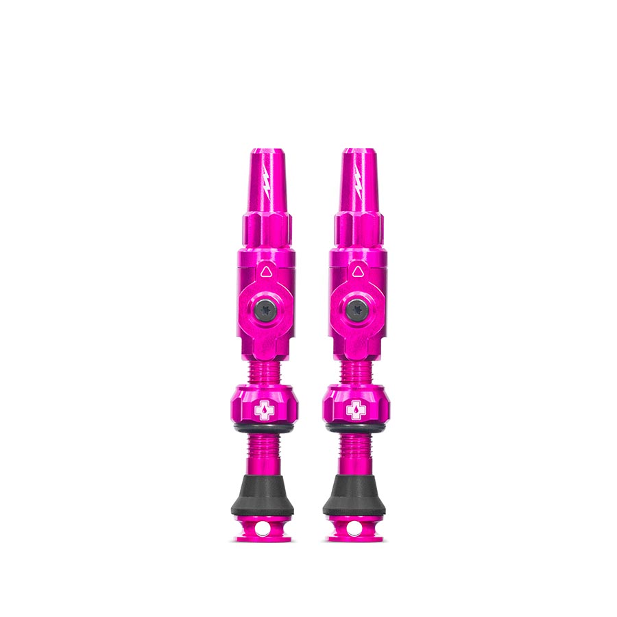 030278-12::0::030278-12::Muc-Off, Big Bore Lite Medium, Valve Tubeless, Presta, 35mm, Rose, Paire
